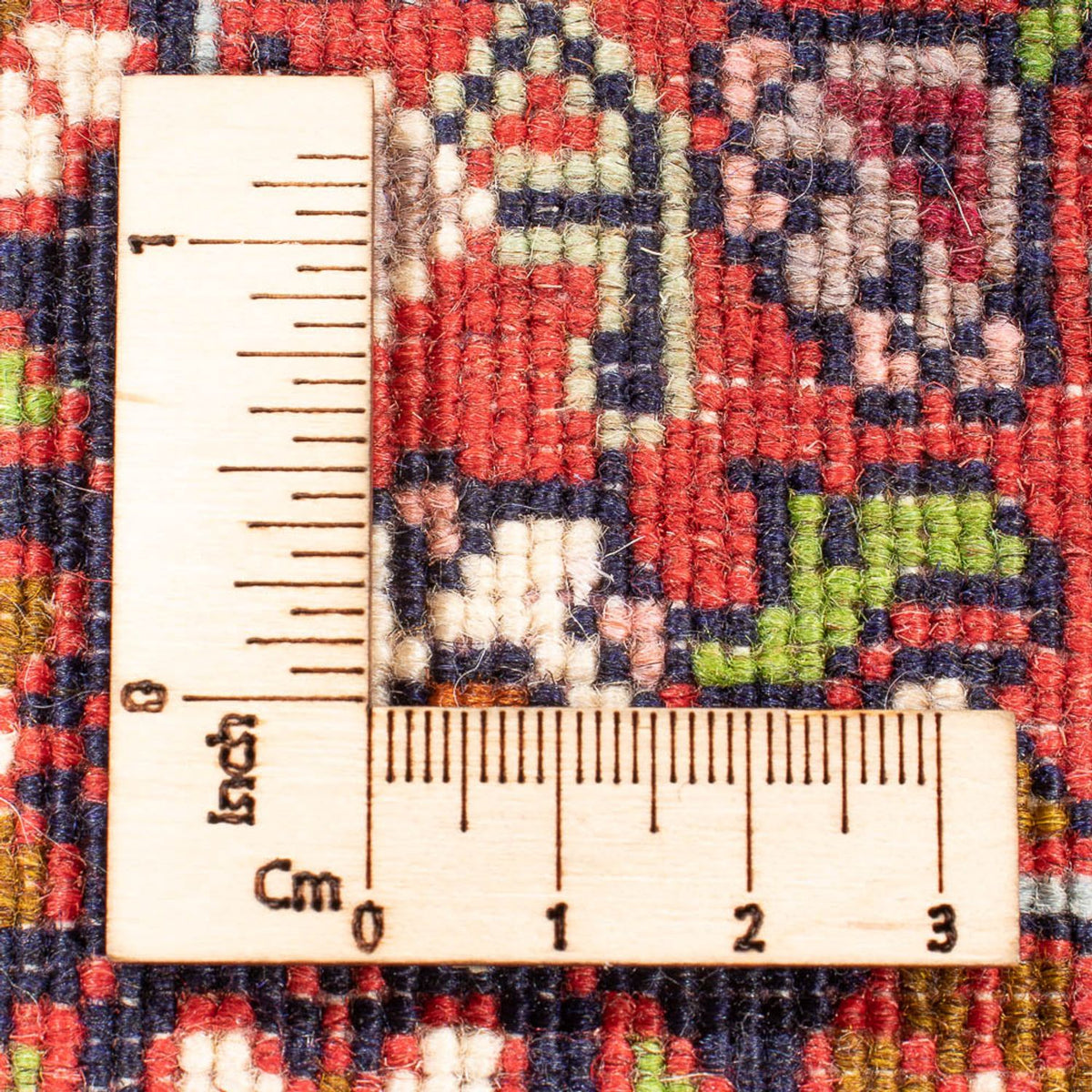 Persisk tæppe - Bijar - Royal - 127 x 82 cm - rød