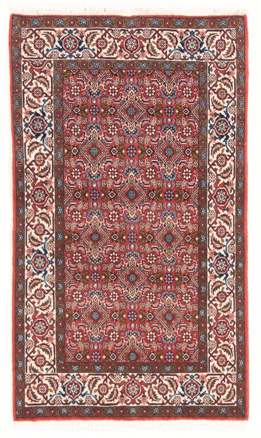 Persisk tæppe - Bijar - Royal - 143 x 81 cm - rød
