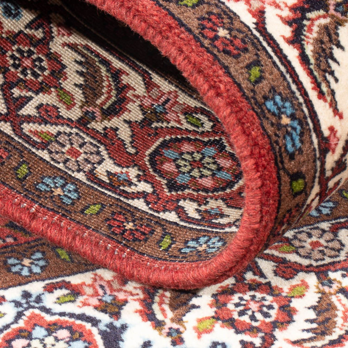 Persisk tæppe - Bijar - Royal - 143 x 81 cm - rød