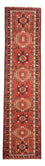 Løber Persisk tæppe - Nomadisk - 285 x 69 cm - rød
