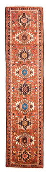 Qaraja Tæppe 74x300cm - Persisk tæppe - Løber / Rød / 74 x 300 cm Løber
