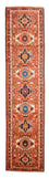 Løber Persisk tæppe - Nomadisk - 300 x 74 cm - rød