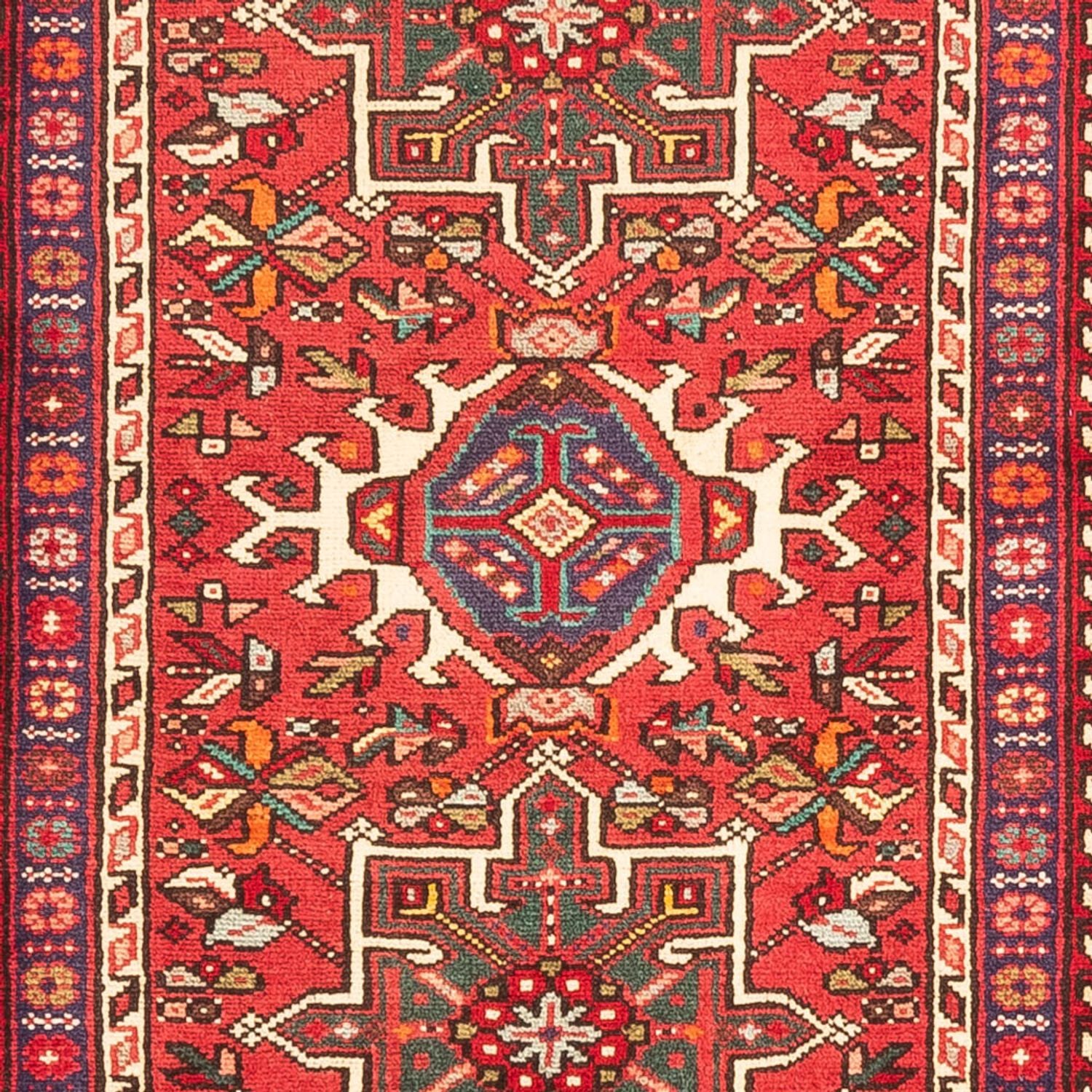 Løber Persisk tæppe - Nomadisk - 257 x 72 cm - rød