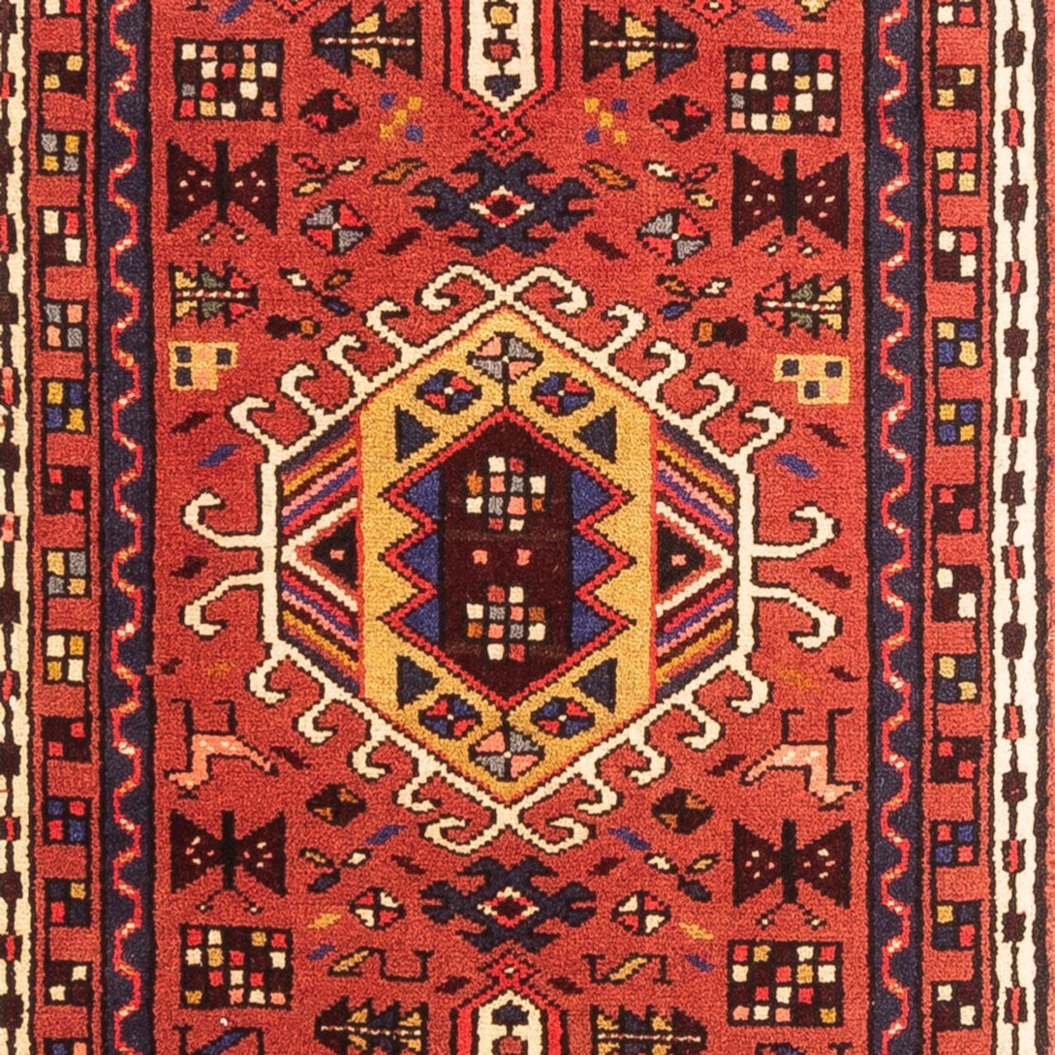 Løber Persisk tæppe - Nomadisk - 293 x 70 cm - rød