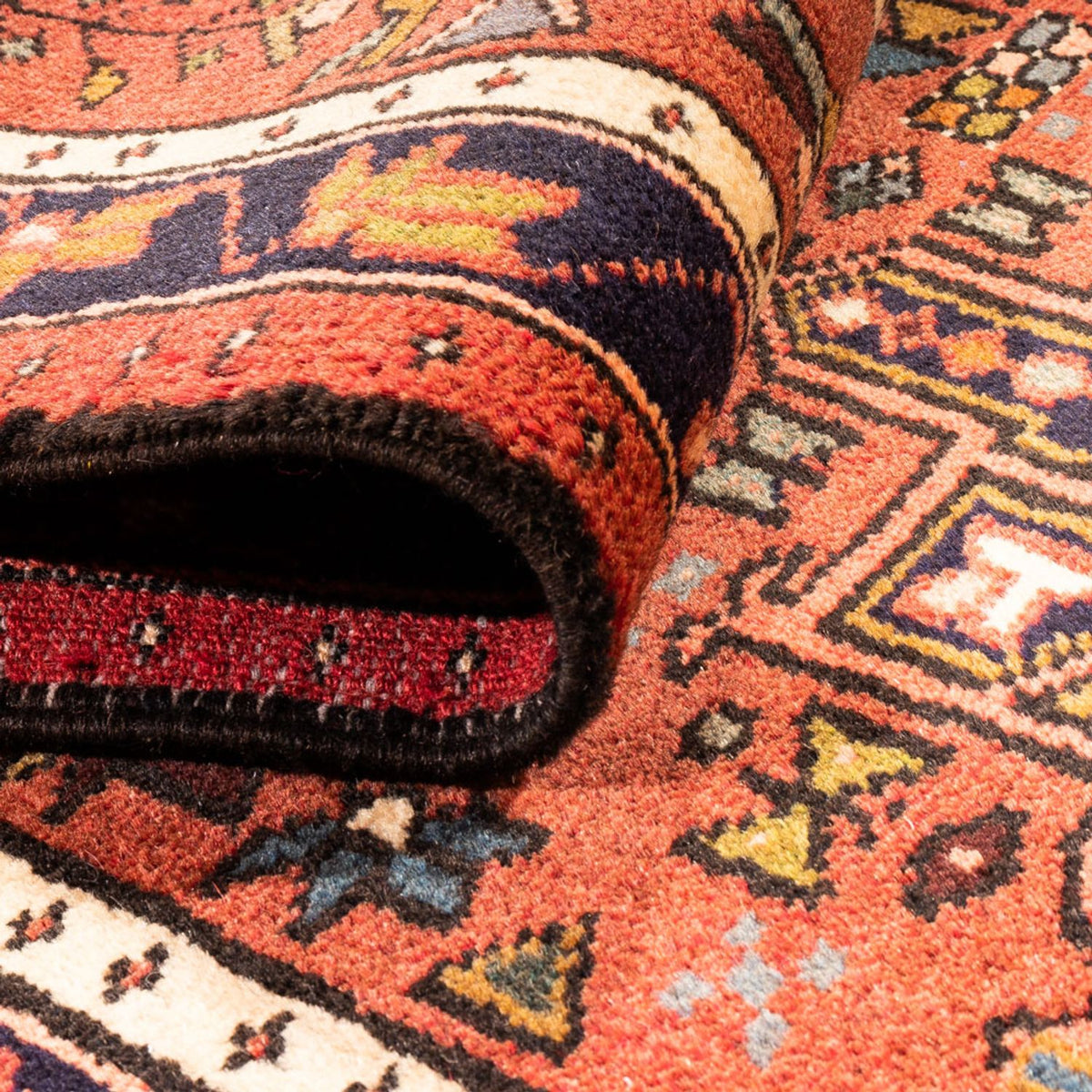 Løber Persisk tæppe - Nomadisk - 308 x 72 cm - rød