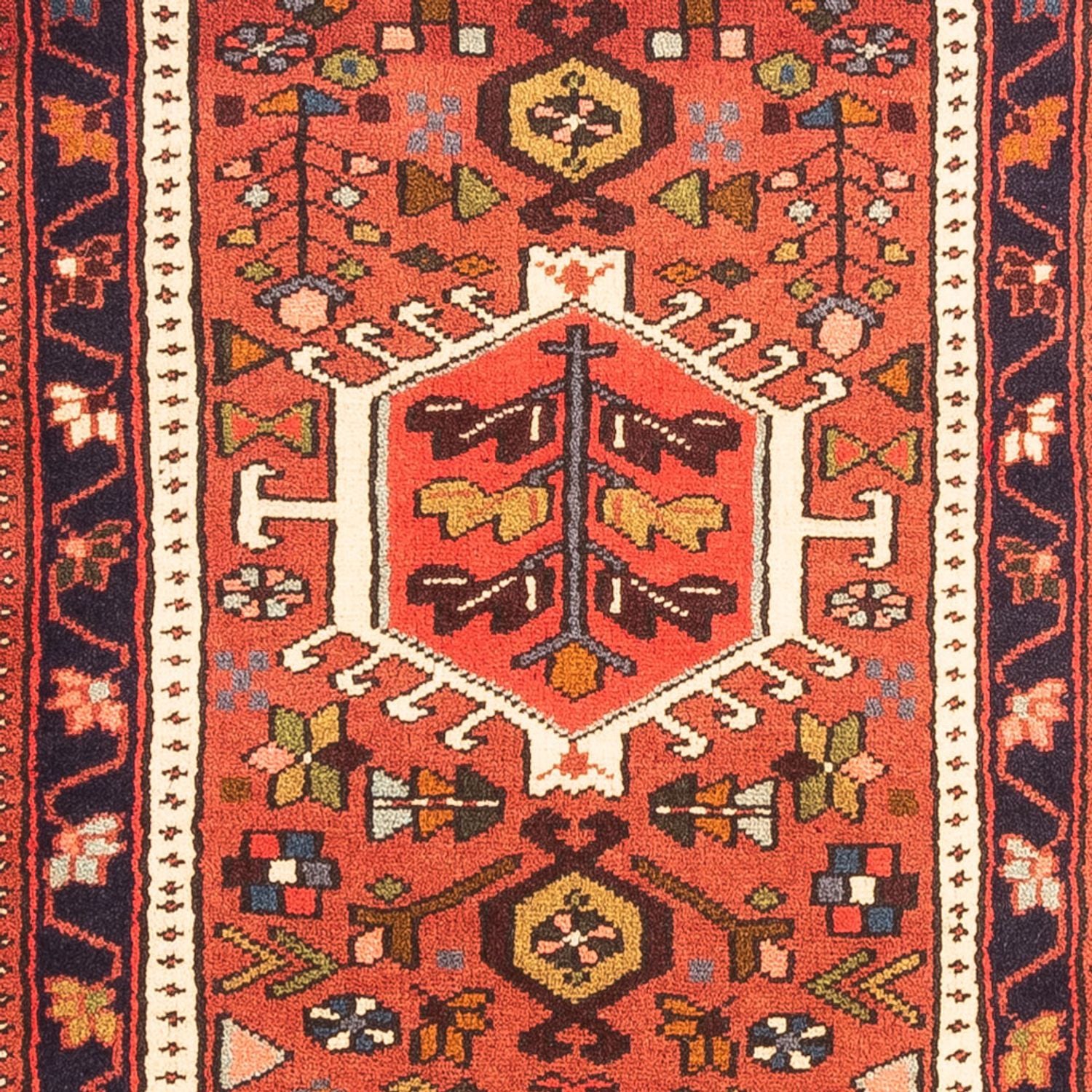 Løber Persisk tæppe - Nomadisk - 285 x 75 cm - rød