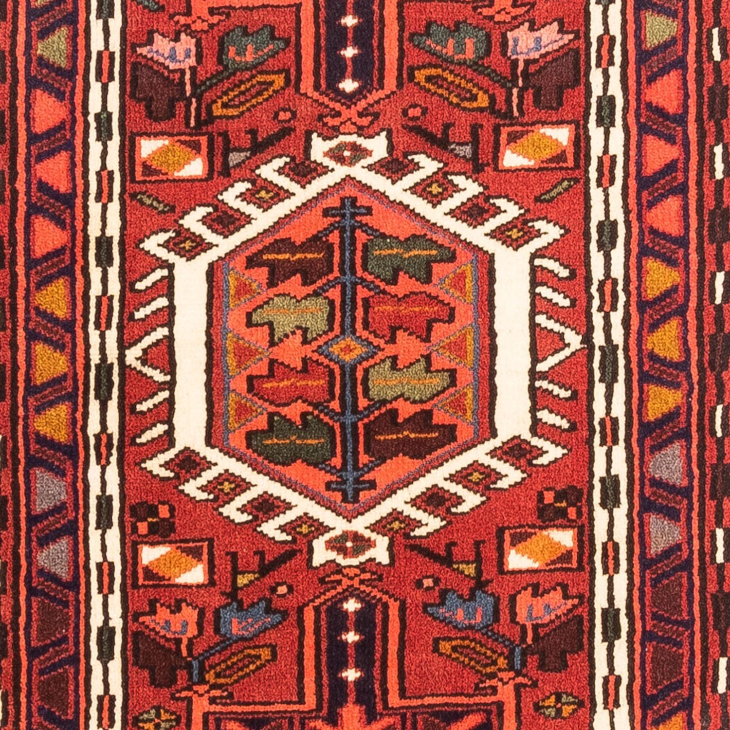 Løber Persisk tæppe - Nomadisk - 288 x 70 cm - rød