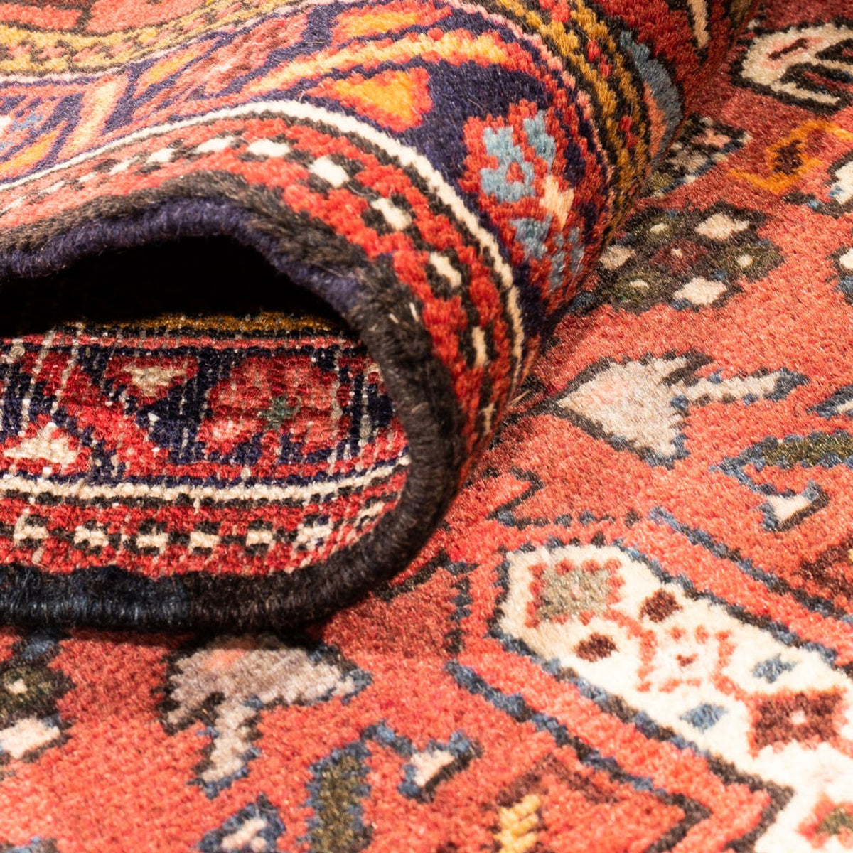 Løber Persisk tæppe - Nomadisk - 272 x 67 cm - rød