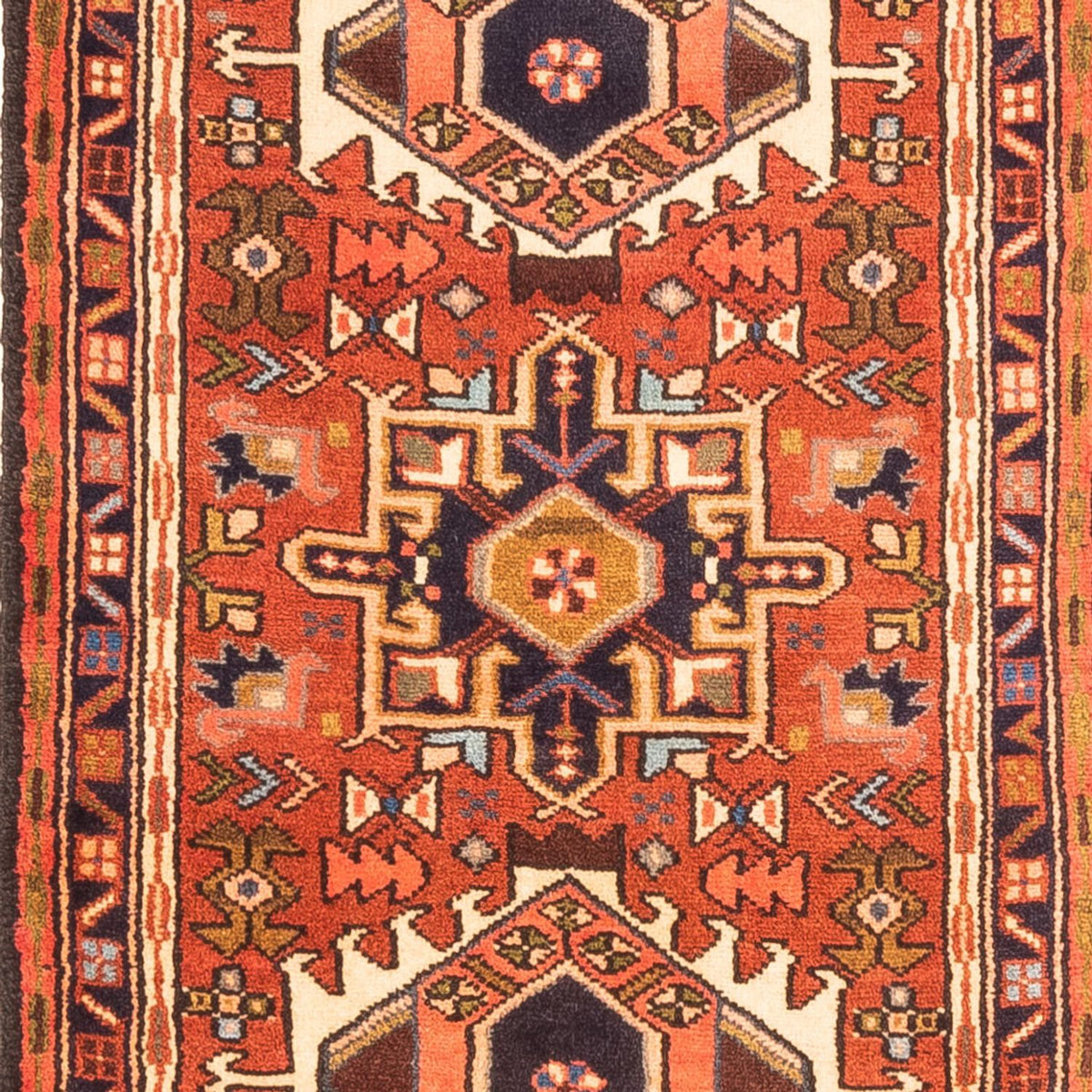 Løber Persisk tæppe - Nomadisk - 283 x 70 cm - rød