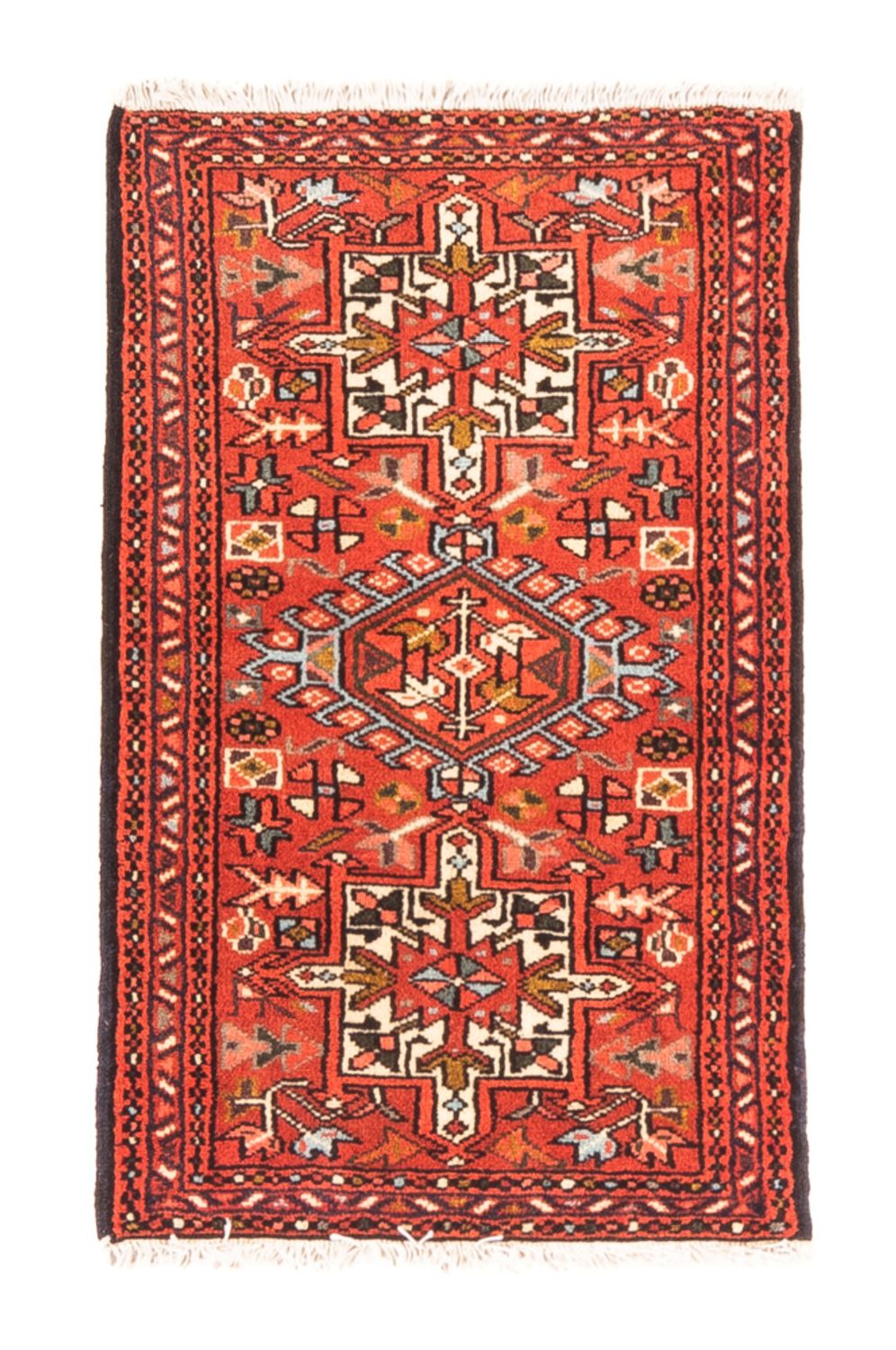 Persisk tæppe - Nomadisk - 95 x 60 cm - rød