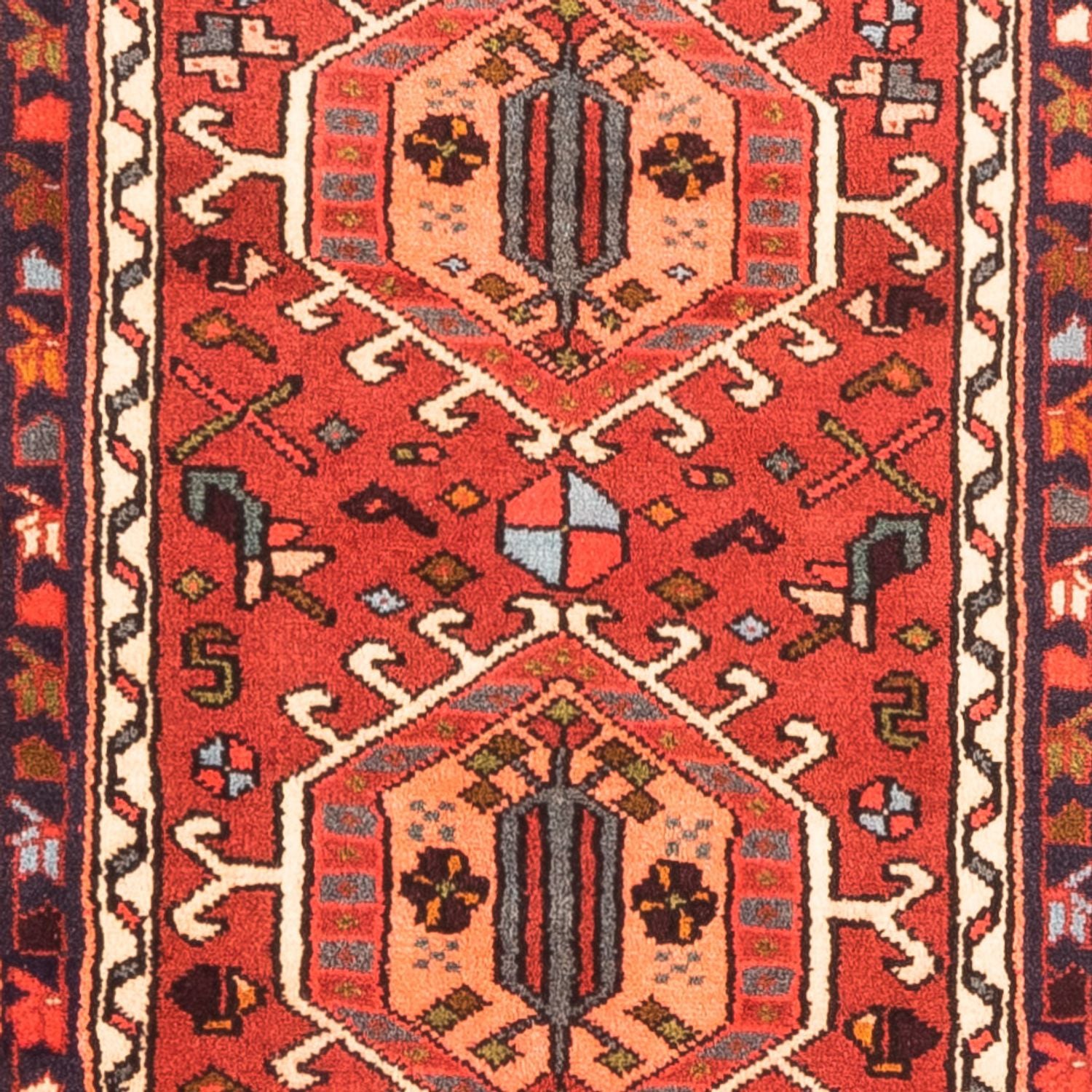 Løber Persisk tæppe - Nomadisk - 276 x 75 cm - rød