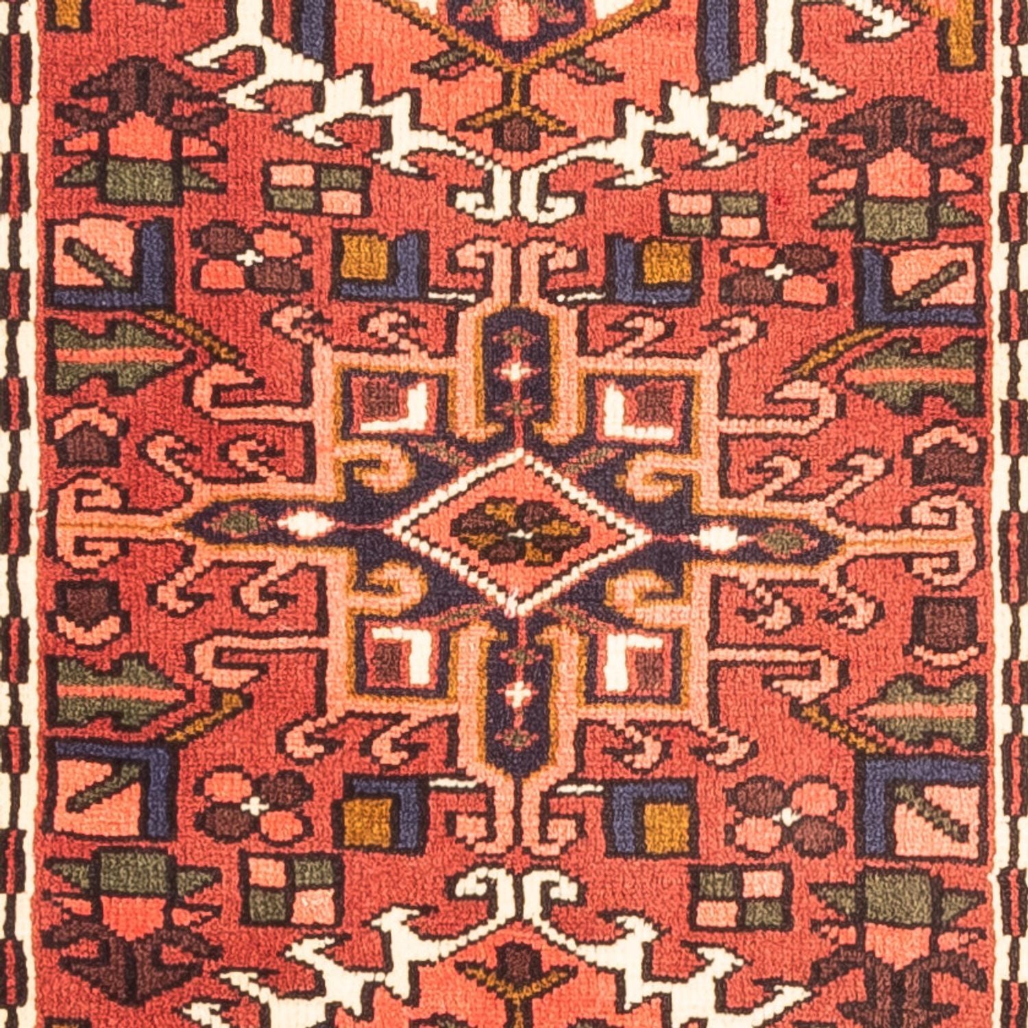 Løber Persisk tæppe - Nomadisk - 296 x 75 cm - rød