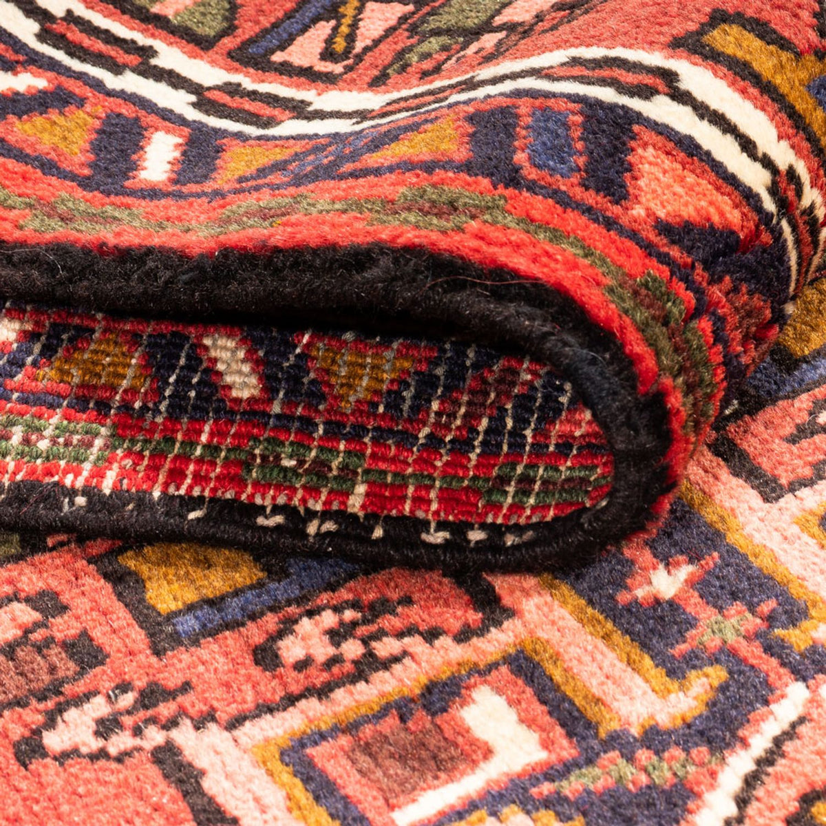 Løber Persisk tæppe - Nomadisk - 296 x 75 cm - rød