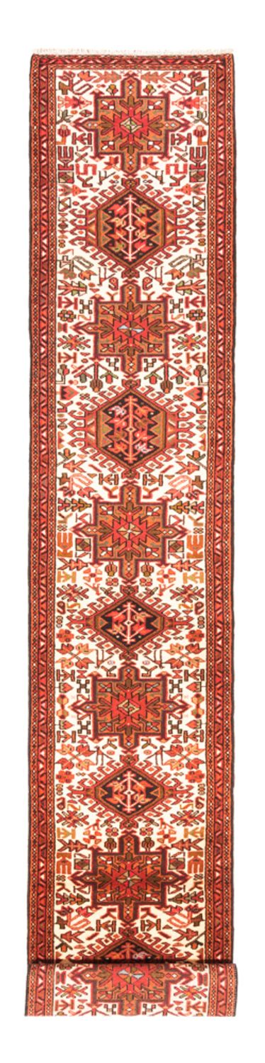 Løber Persisk tæppe - Nomadisk - 468 x 74 cm - creme