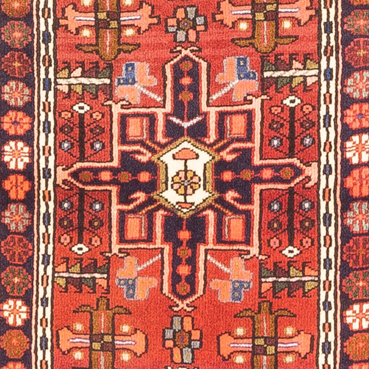 Løber Persisk tæppe - Nomadisk - 400 x 70 cm - rød