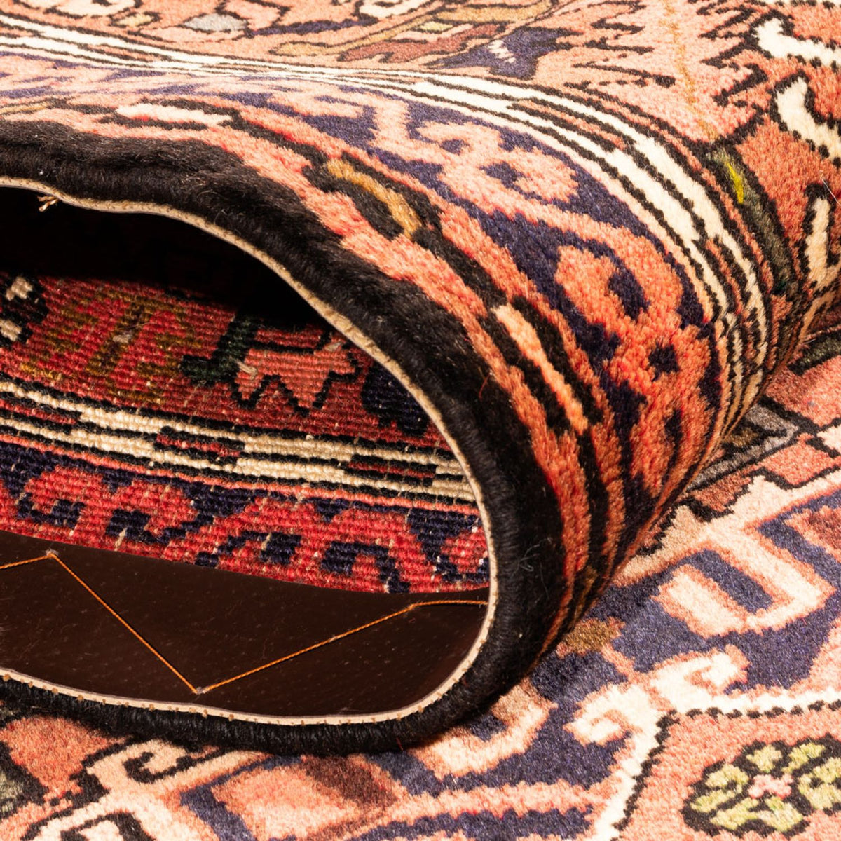 Løber Persisk tæppe - Nomadisk - 196 x 64 cm - rød