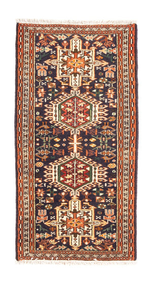 Persisk tæppe - Nomadisk - 138 x 73 cm - rød