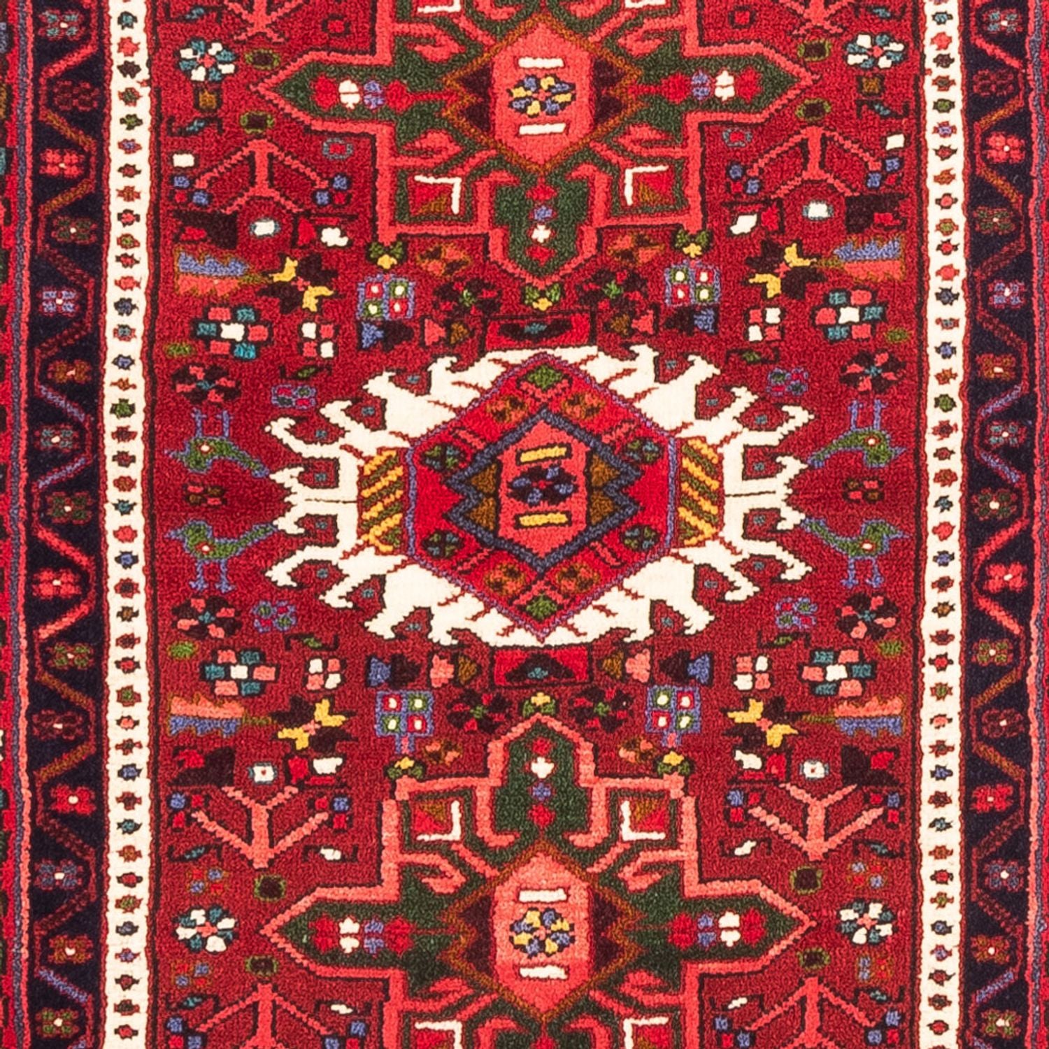 Løber Persisk tæppe - Nomadisk - 204 x 66 cm - rød