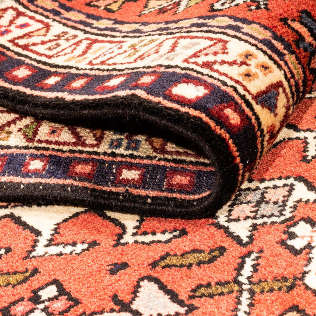 Løber Persisk tæppe - Nomadisk - 198 x 65 cm - rød