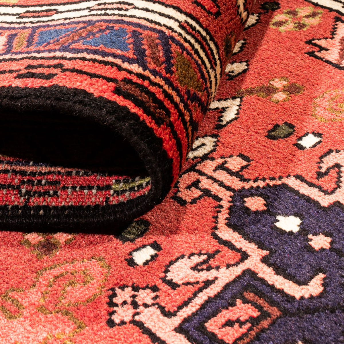 Løber Persisk tæppe - Nomadisk - 291 x 66 cm - rød