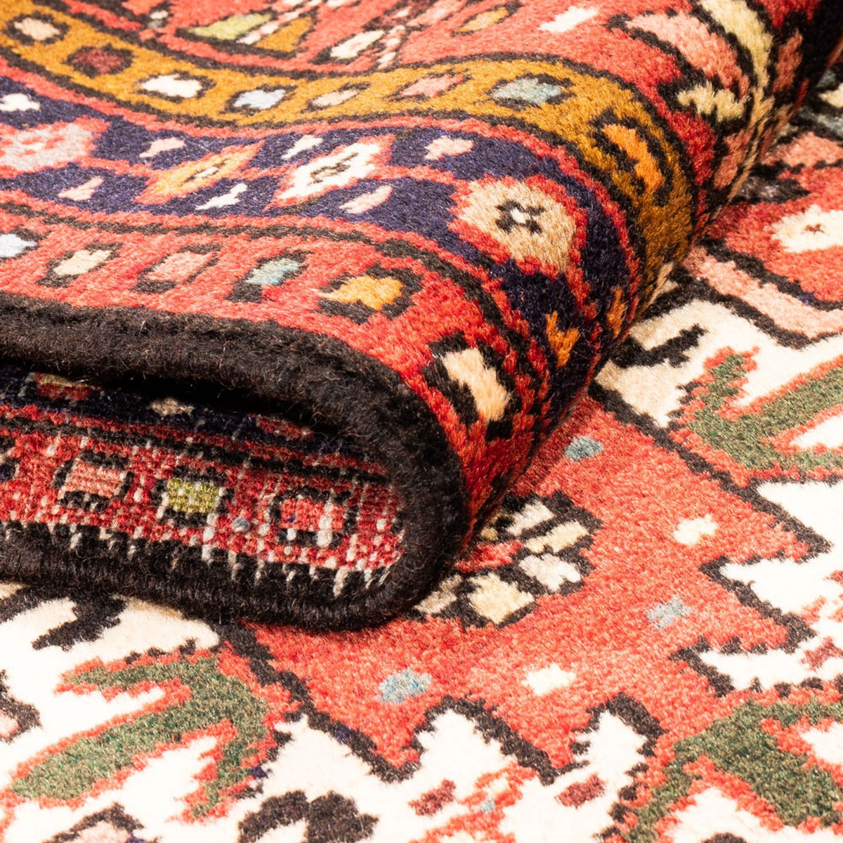 Løber Persisk tæppe - Nomadisk - 300 x 70 cm - rød