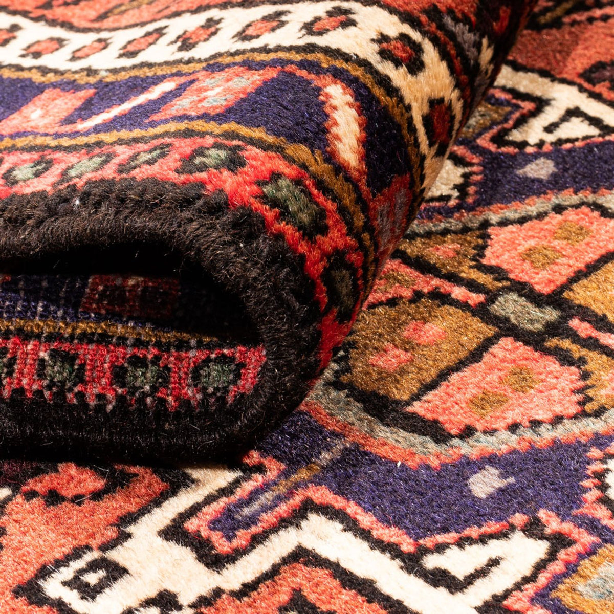 Løber Persisk tæppe - Nomadisk - 297 x 73 cm - rød