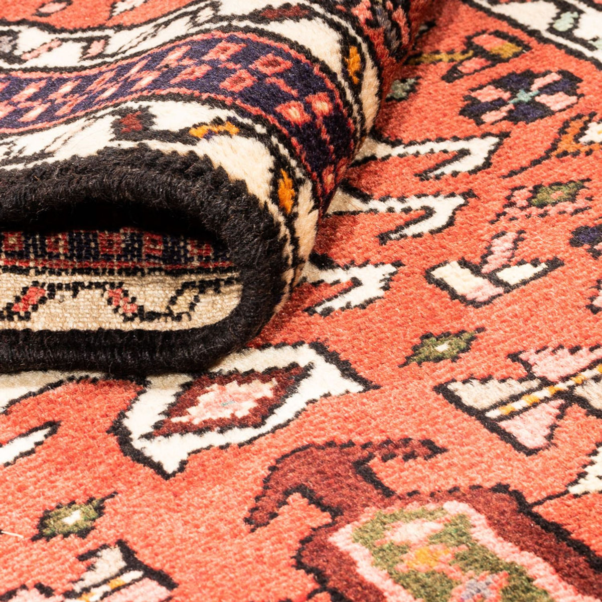 Løber Persisk tæppe - Nomadisk - 303 x 70 cm - rød