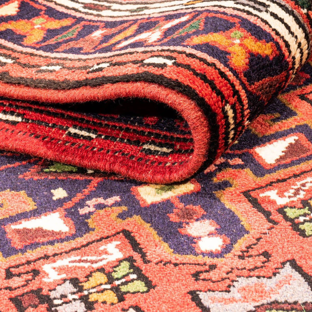 Løber Persisk tæppe - Nomadisk - 296 x 70 cm - rød