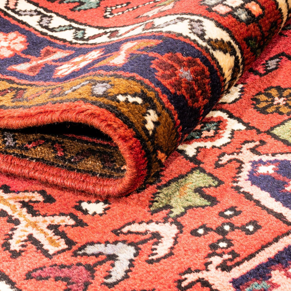 Løber Persisk tæppe - Nomadisk - 280 x 70 cm - rød