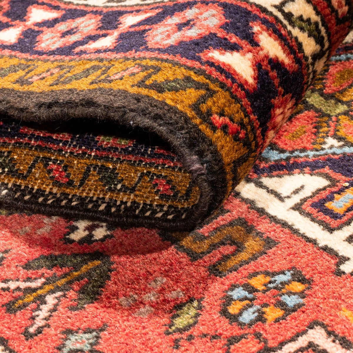 Løber Persisk tæppe - Nomadisk - 285 x 72 cm - rød