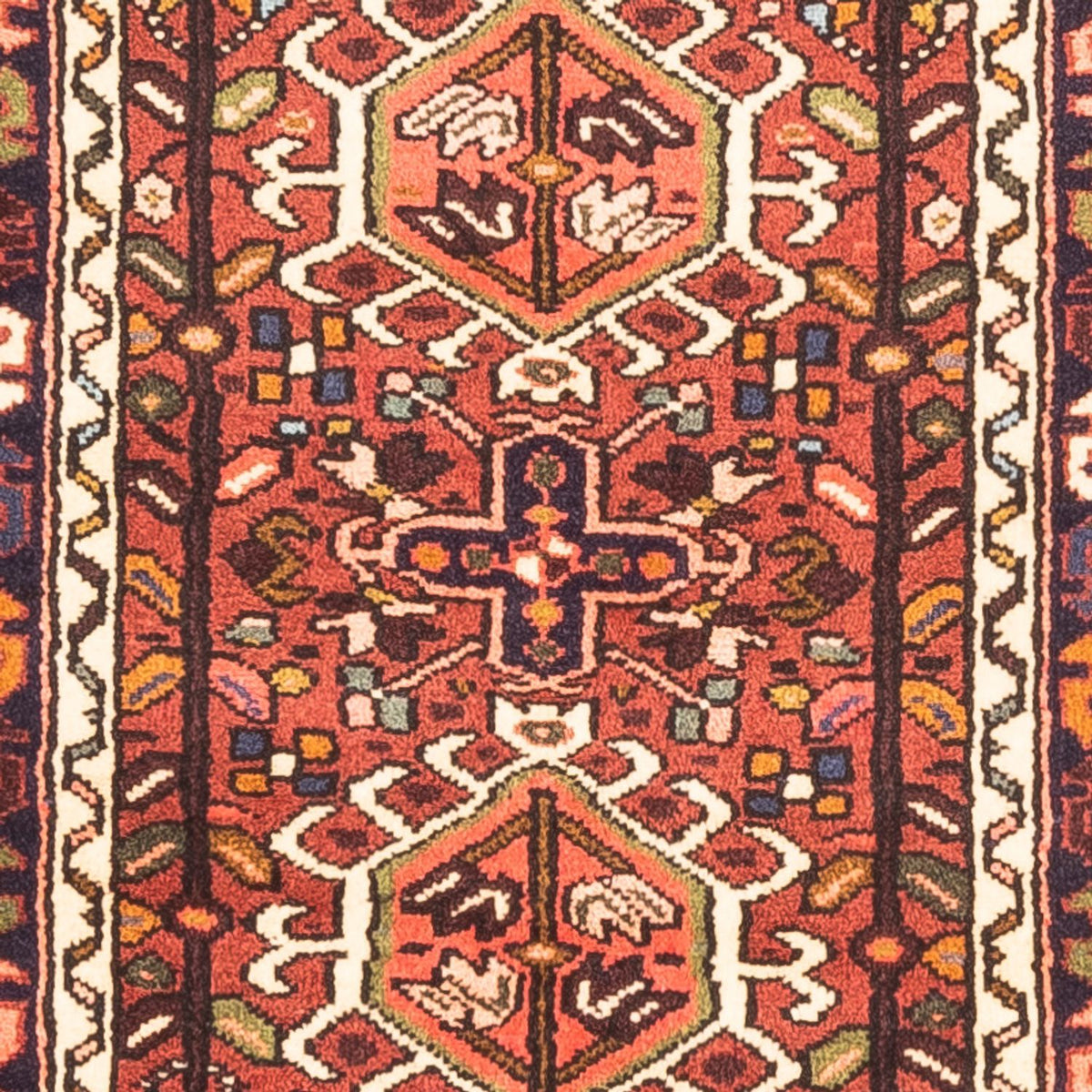 Løber Persisk tæppe - Nomadisk - 302 x 70 cm - rød