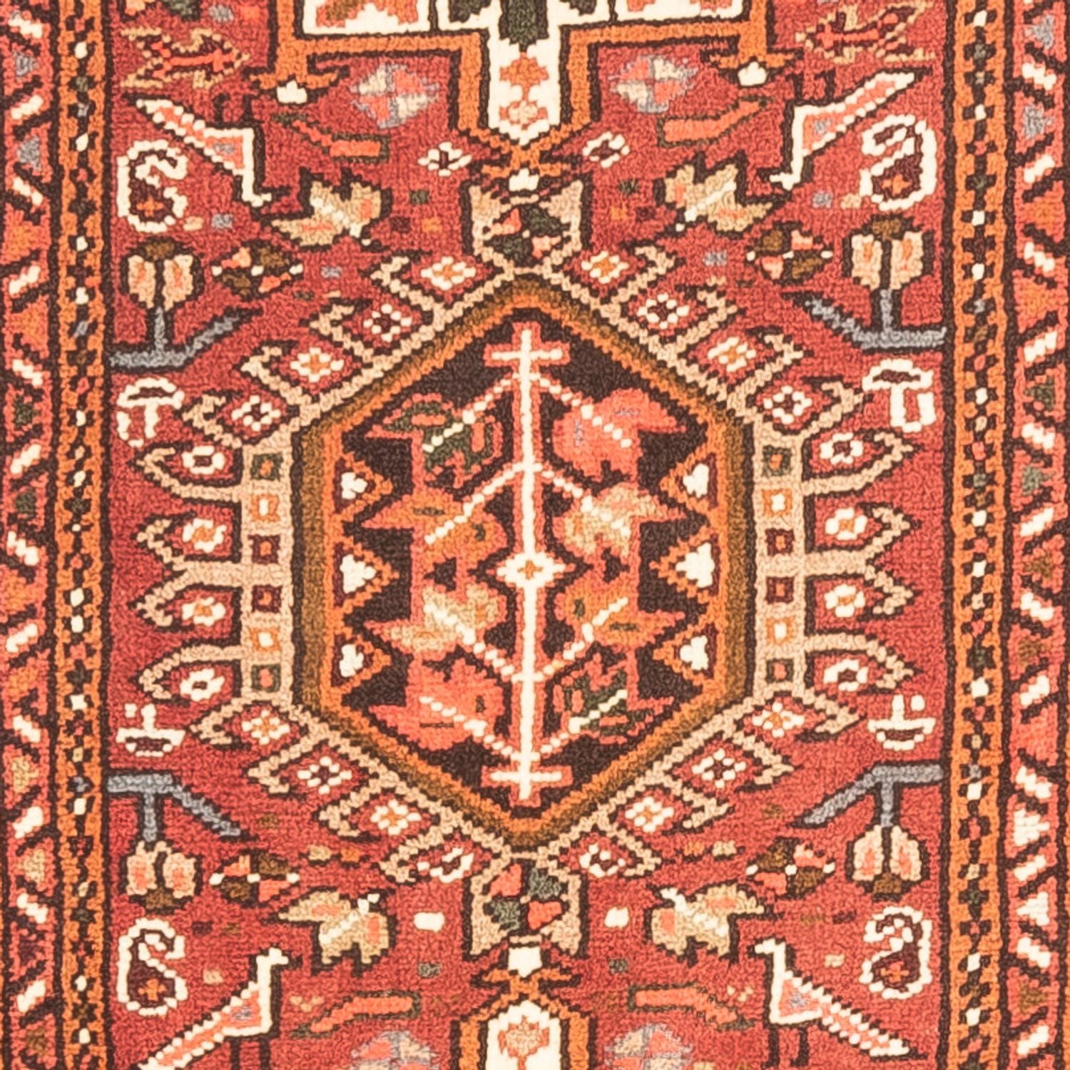 Løber Persisk tæppe - Nomadisk - 280 x 61 cm - rød