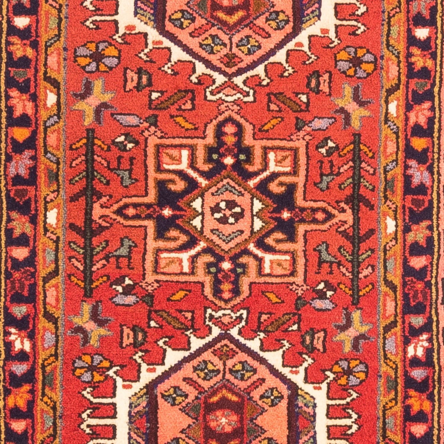 Løber Persisk tæppe - Nomadisk - 301 x 68 cm - rød