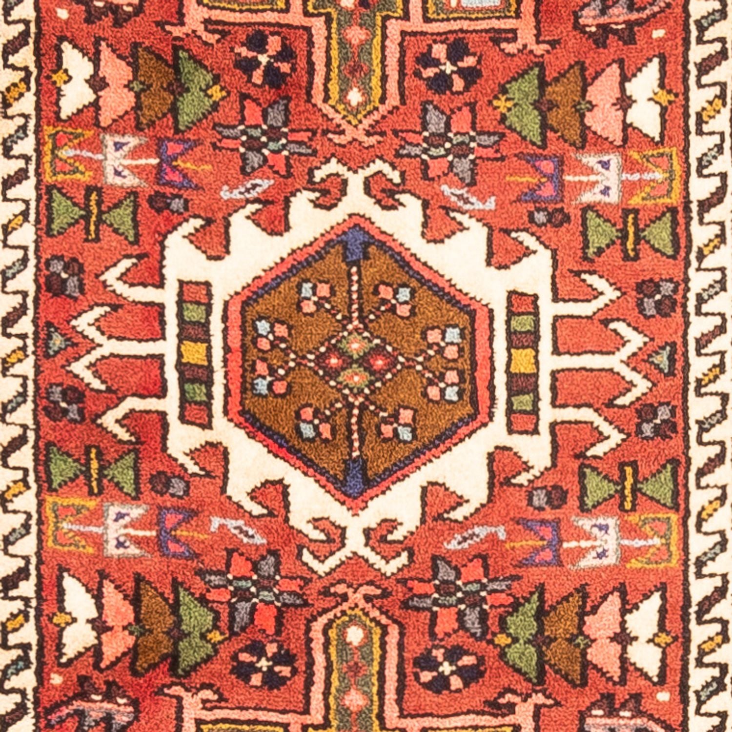 Løber Persisk tæppe - Nomadisk - 282 x 74 cm - rød