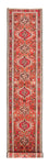 Løber Persisk tæppe - Nomadisk - 388 x 80 cm - rød