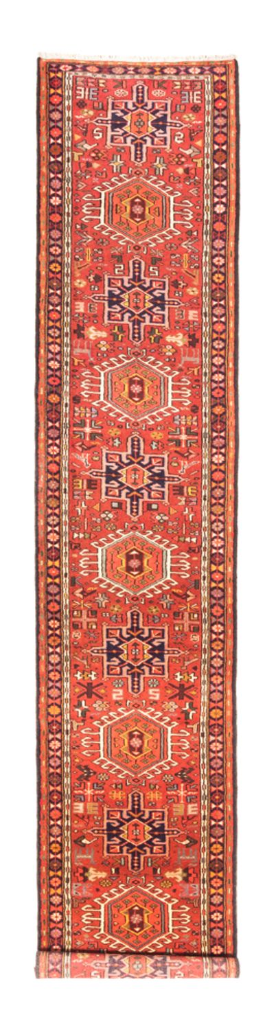 Løber Persisk tæppe - Nomadisk - 394 x 80 cm - rød