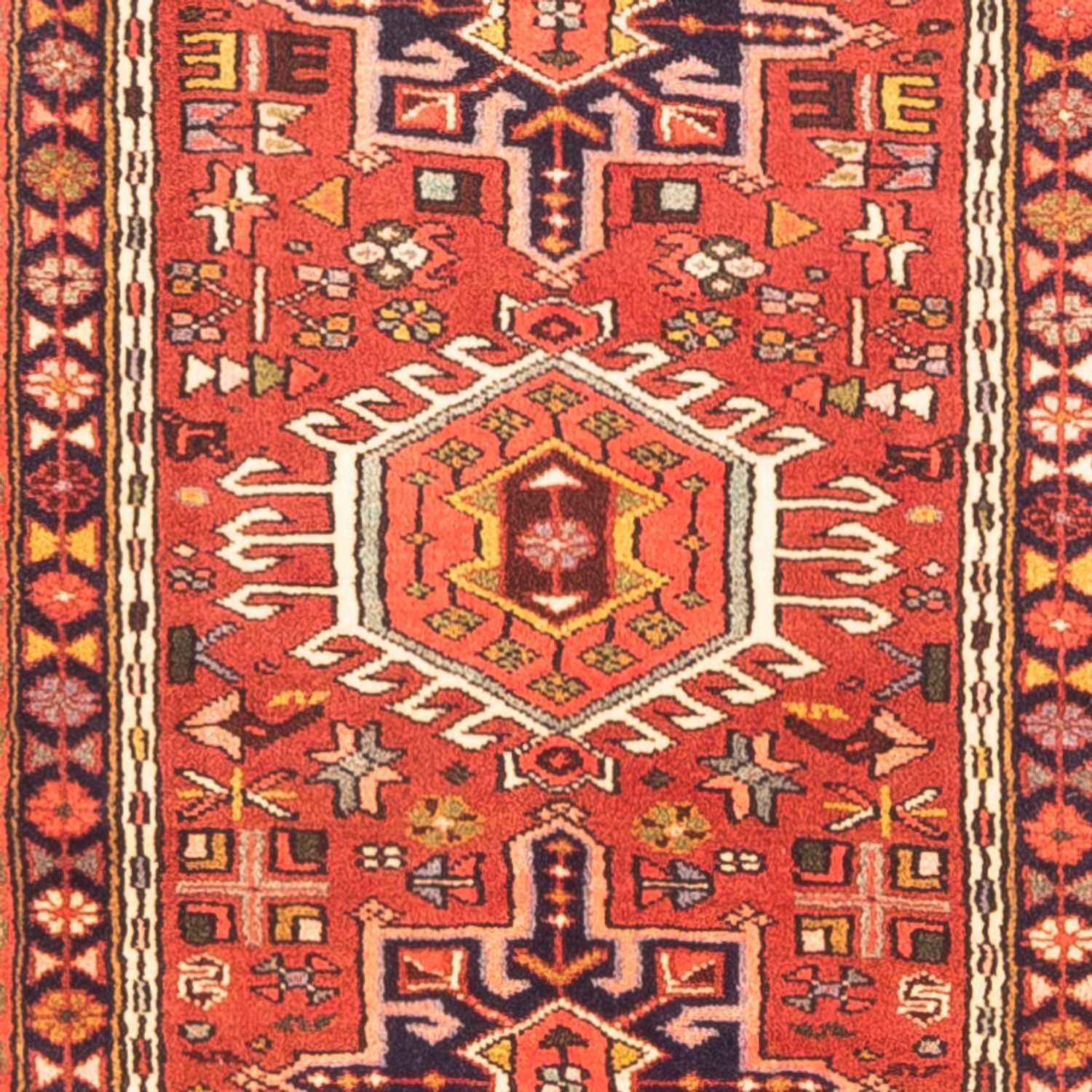 Løber Persisk tæppe - Nomadisk - 394 x 80 cm - rød