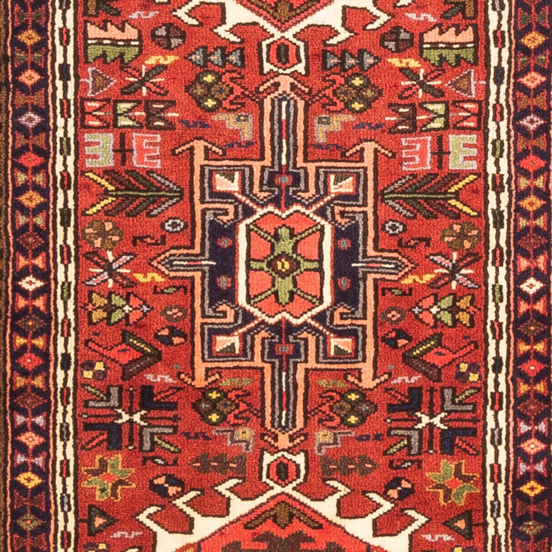 Løber Persisk tæppe - Nomadisk - 380 x 74 cm - rød