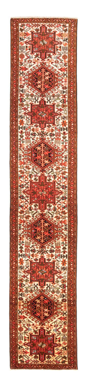 Løber Persisk tæppe - Nomadisk - 383 x 71 cm - rød