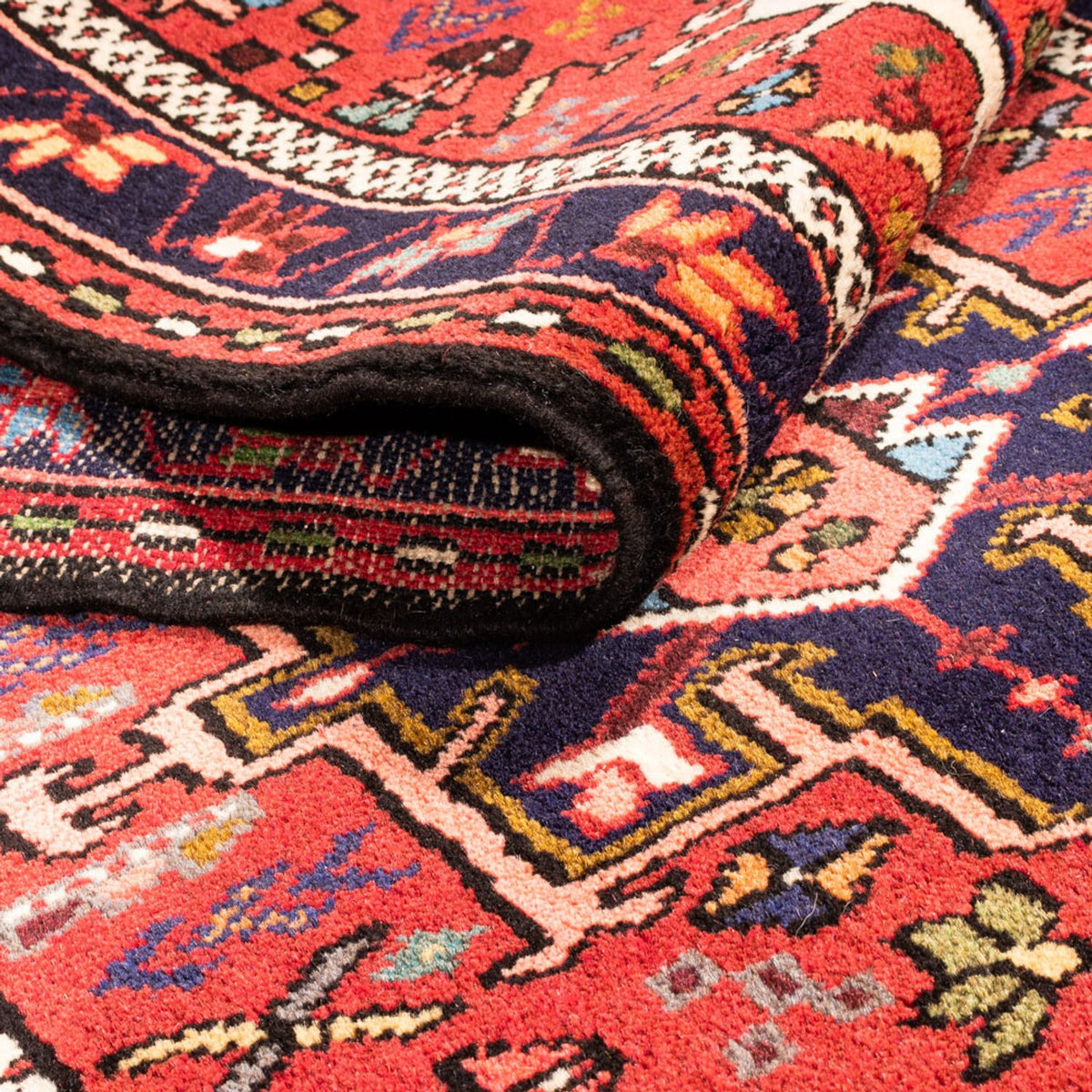 Løber Persisk tæppe - Nomadisk - 288 x 74 cm - rød