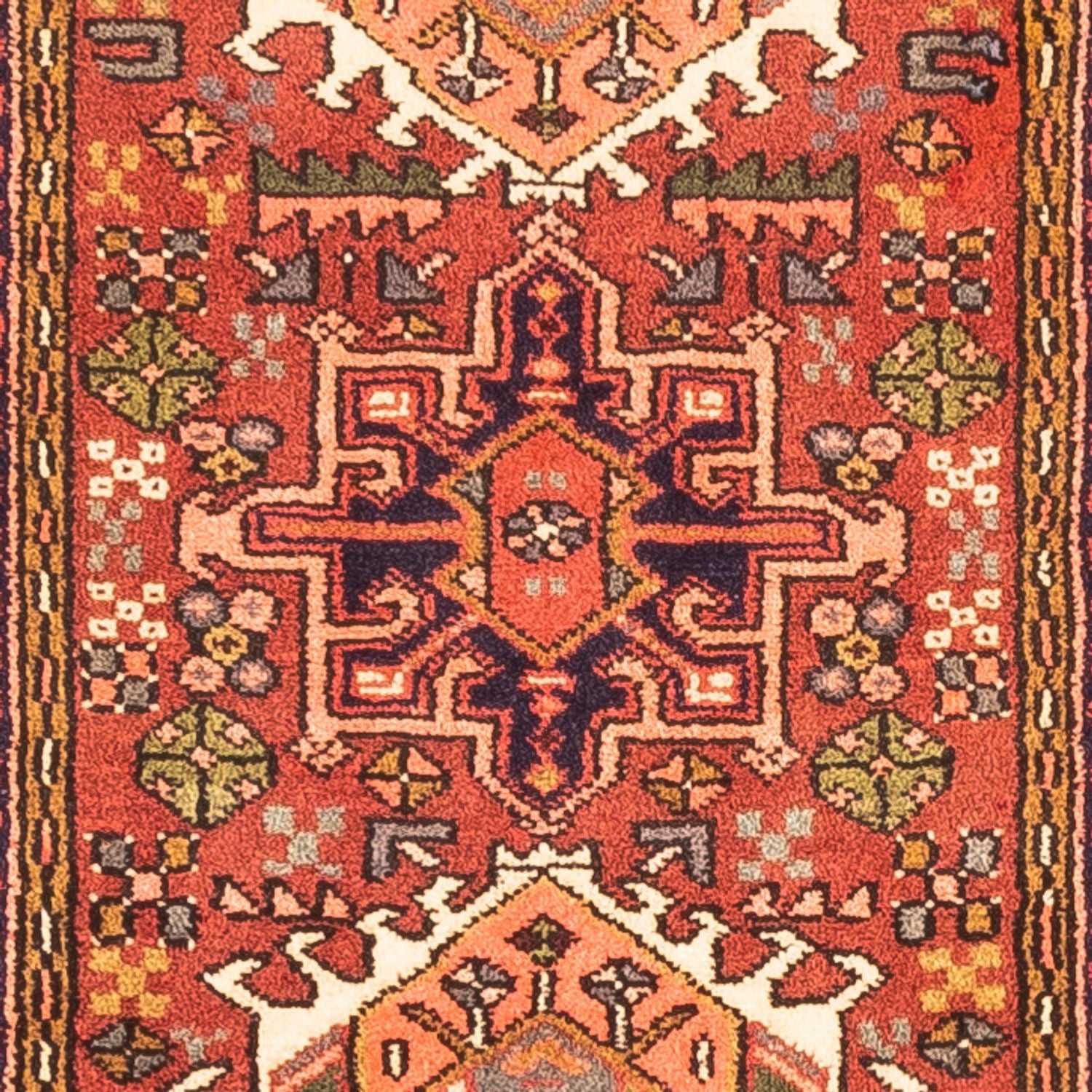 Løber Persisk tæppe - Nomadisk - 288 x 68 cm - rød