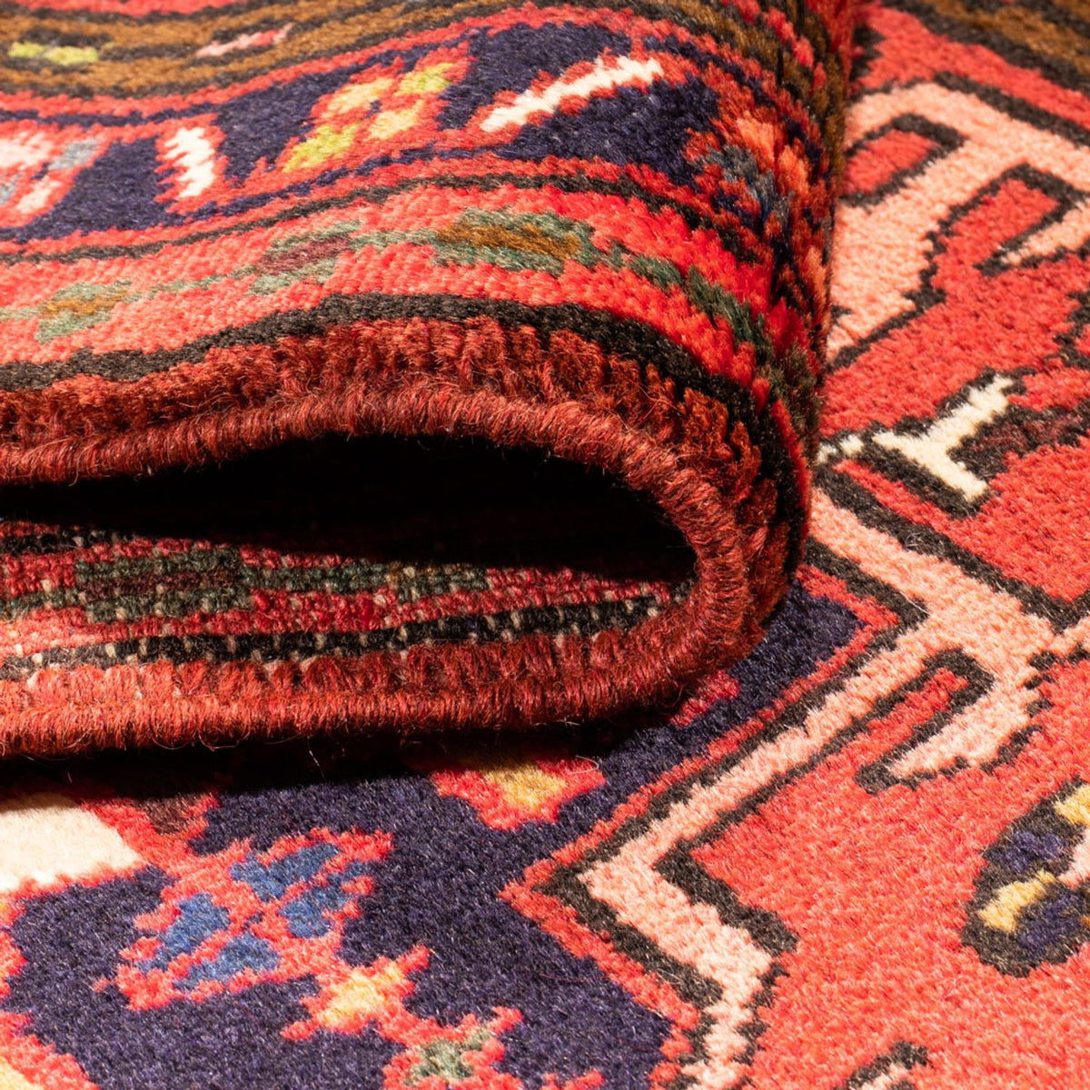 Løber Persisk tæppe - Nomadisk - 280 x 70 cm - rød