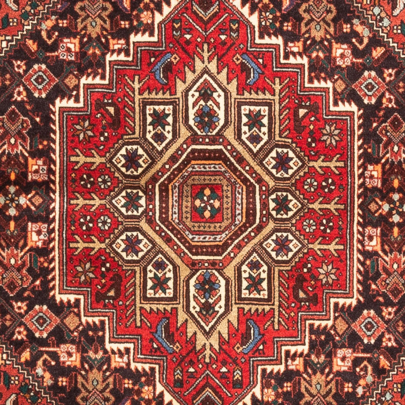 Persisk tæppe - Nomadisk - 140 x 102 cm - mørkeblå
