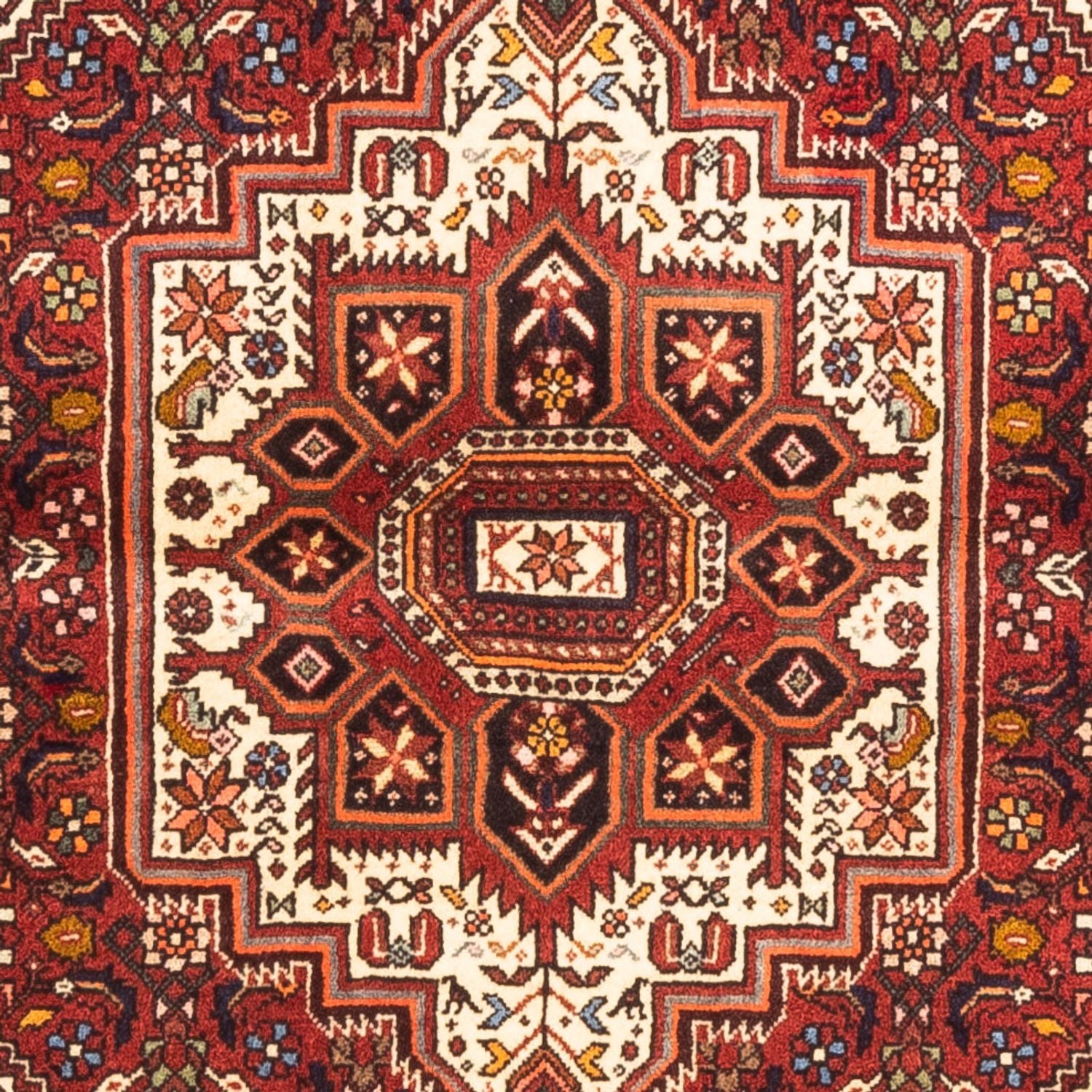 Persisk tæppe - Nomadisk - 145 x 102 cm - rød