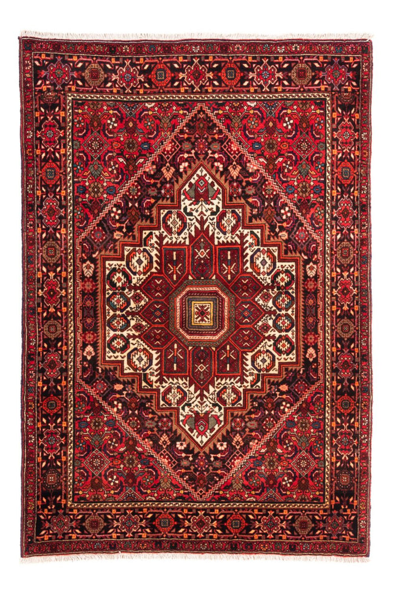 Gabbeh Tæppe - Loribaft Persisk - 157 x 100 cm - rød