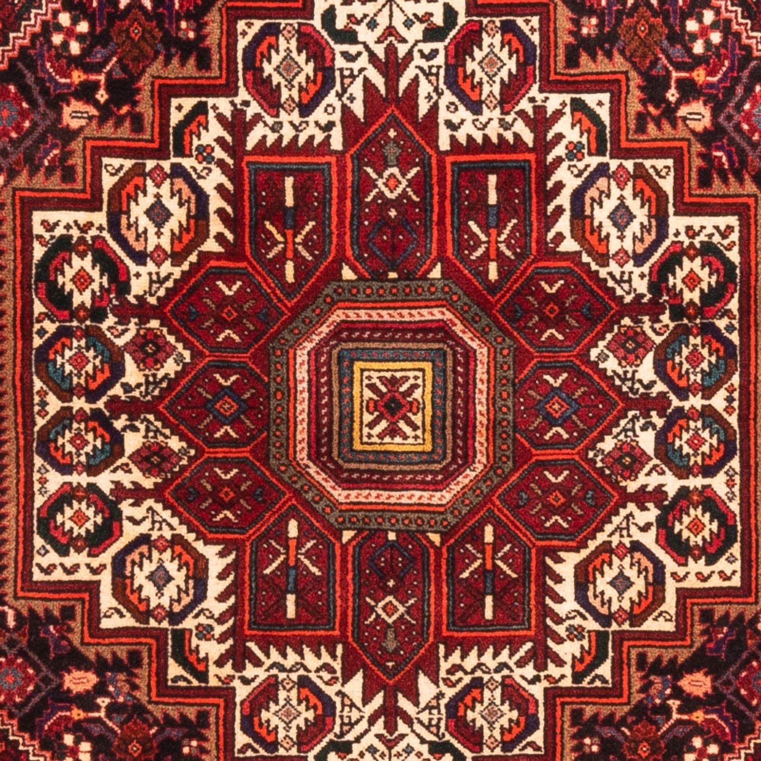 Gabbeh Tæppe - Loribaft Persisk - 157 x 100 cm - rød