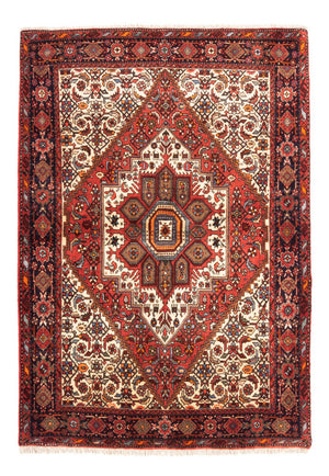 Persisk tæppe - Nomadisk - 145 x 103 cm - creme
