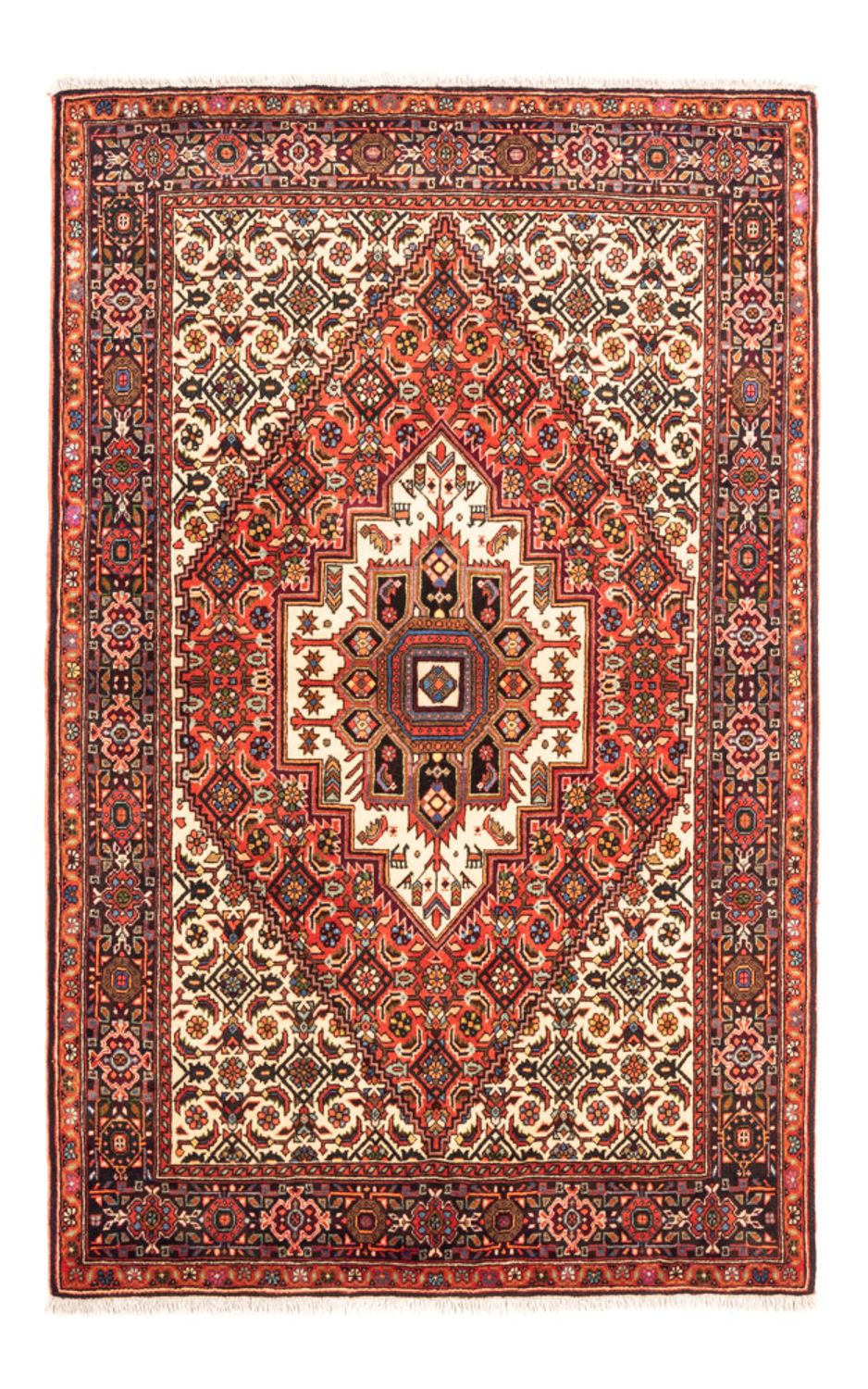 Persisk tæppe - Nomadisk - 151 x 102 cm - rød