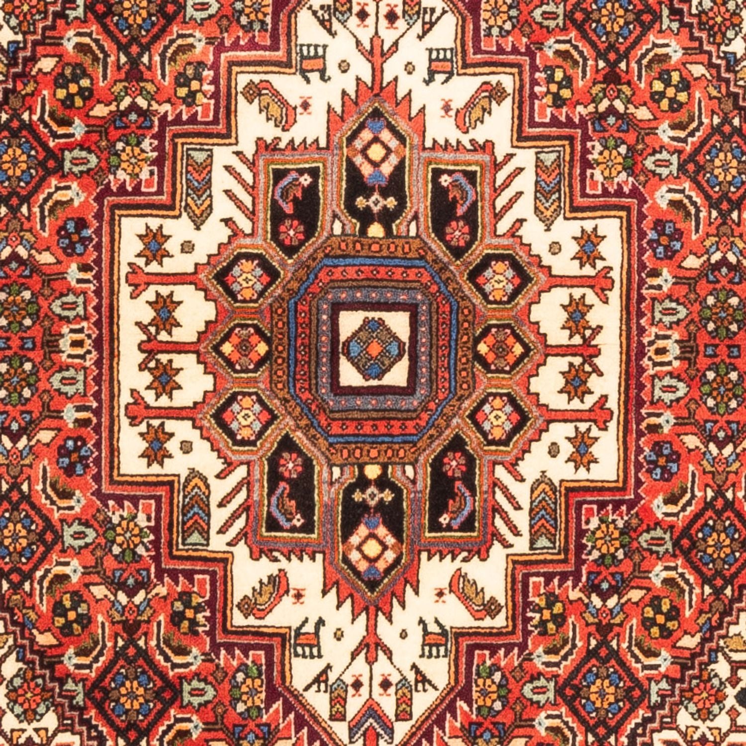 Persisk tæppe - Nomadisk - 151 x 102 cm - rød