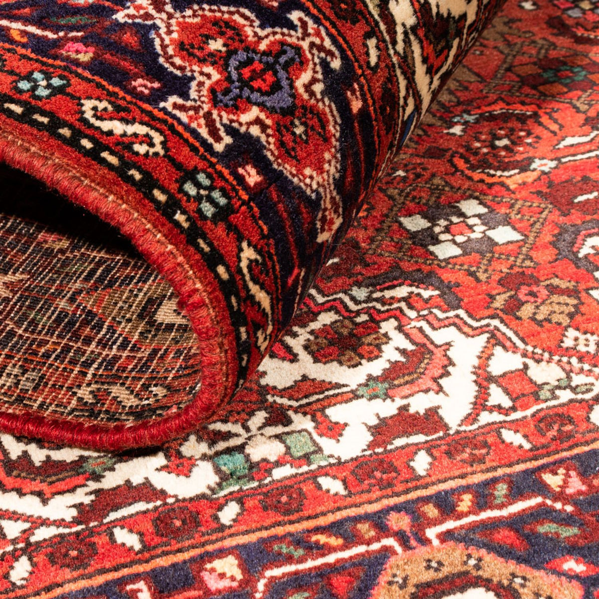 Persisk tæppe - Nomadisk - 155 x 107 cm - rød